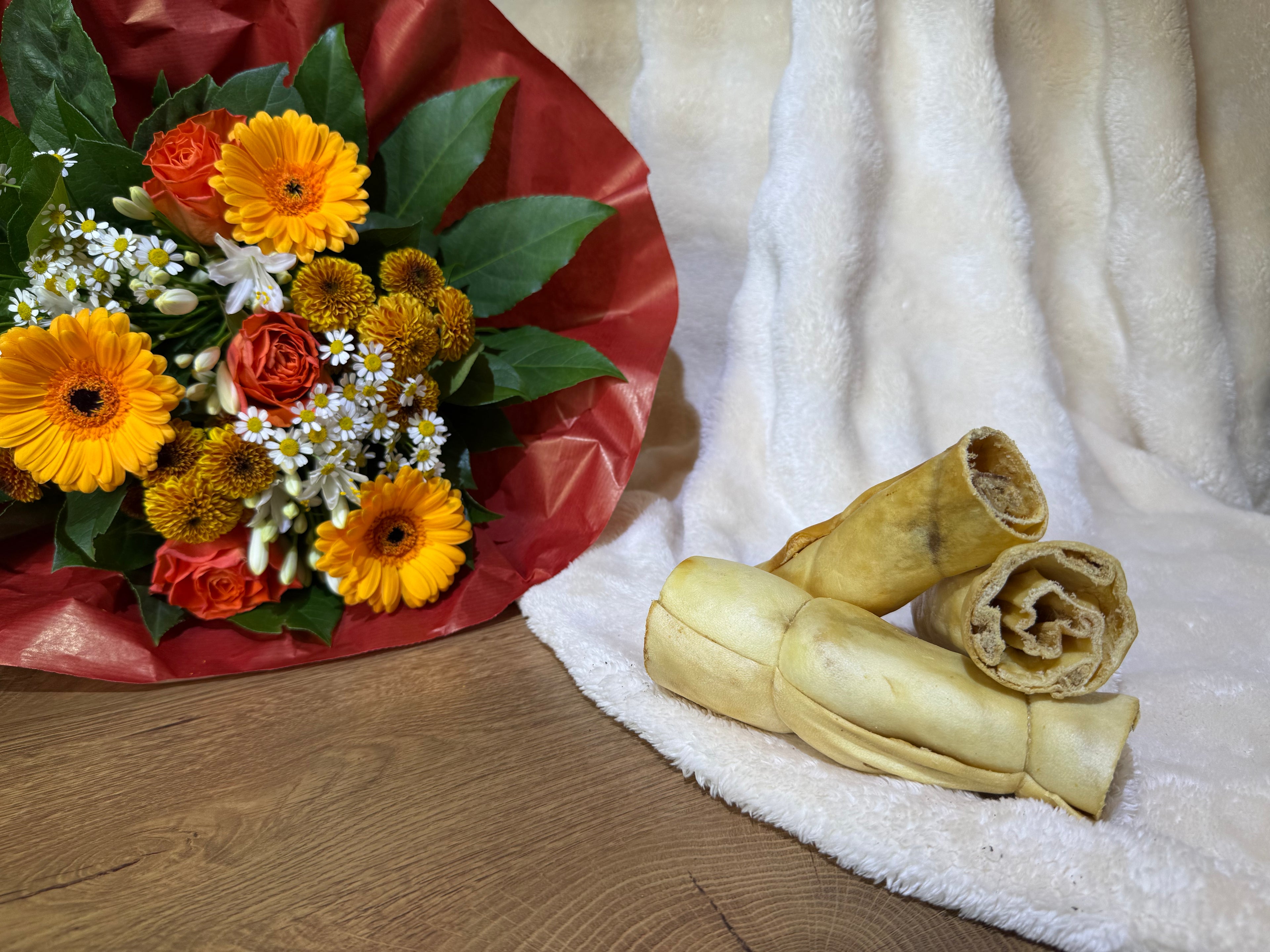 Peau d'agneau roulée 15cm